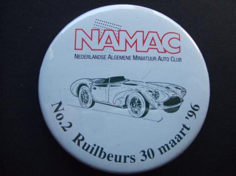 NAMAC ruilbeurs voor miniatuurauto's in Houten, No.2 30-3-1996,  Gilco 750 met diverse motoren (Alfa Romeo , Ferrari , Maserati, Stamguellini en Nardi) oldtimer
